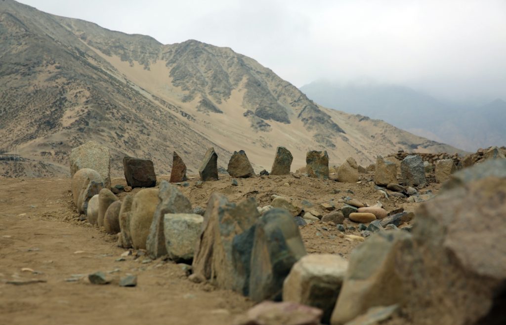 paysage de caral au pérou