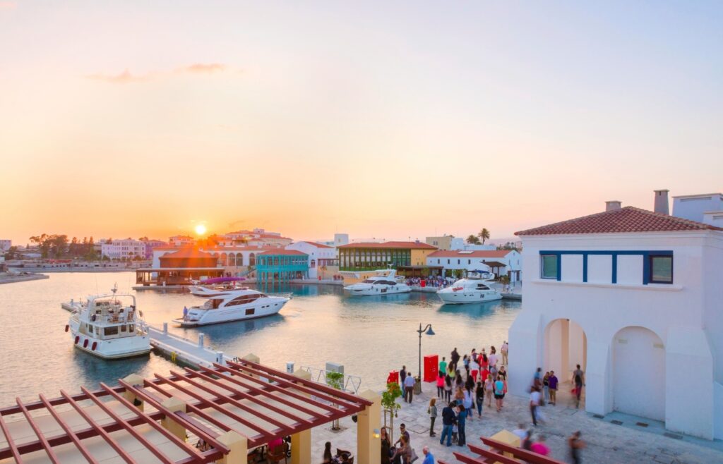 coucher de soleil à Chypre