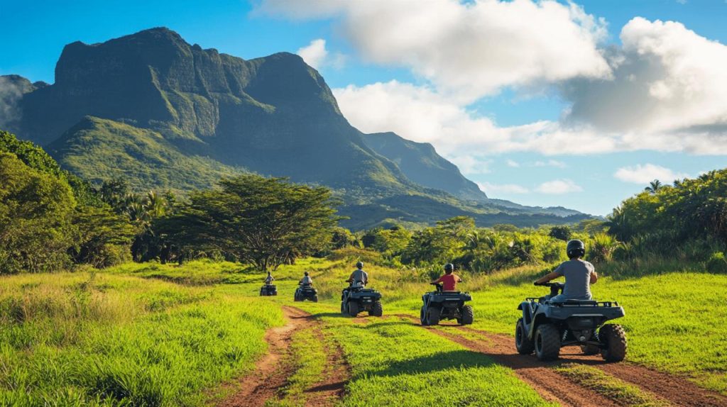faire du quad ile maurice