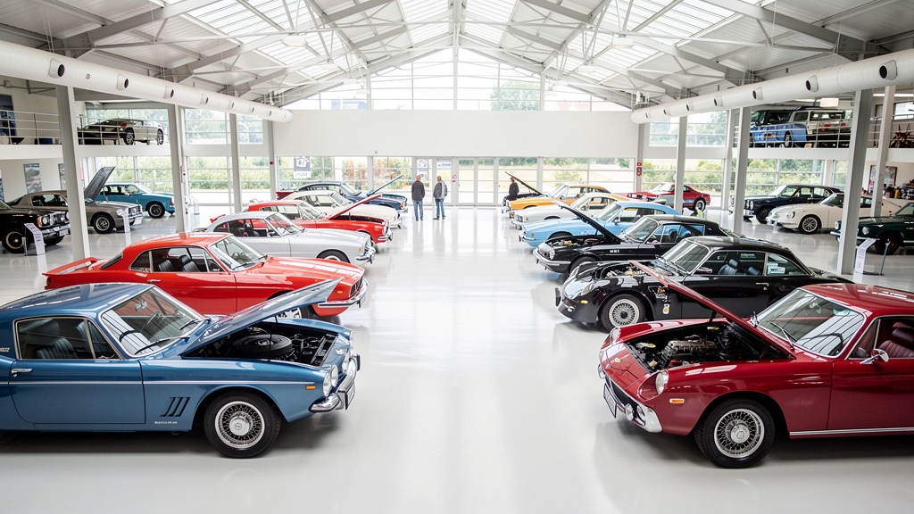 Hall des automobiles de collection au Technik Museum Sinsheim
