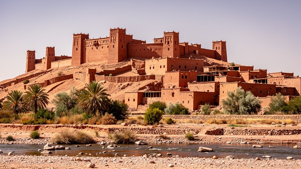 Kasbah d'Aït Benhaddou au Maroc
