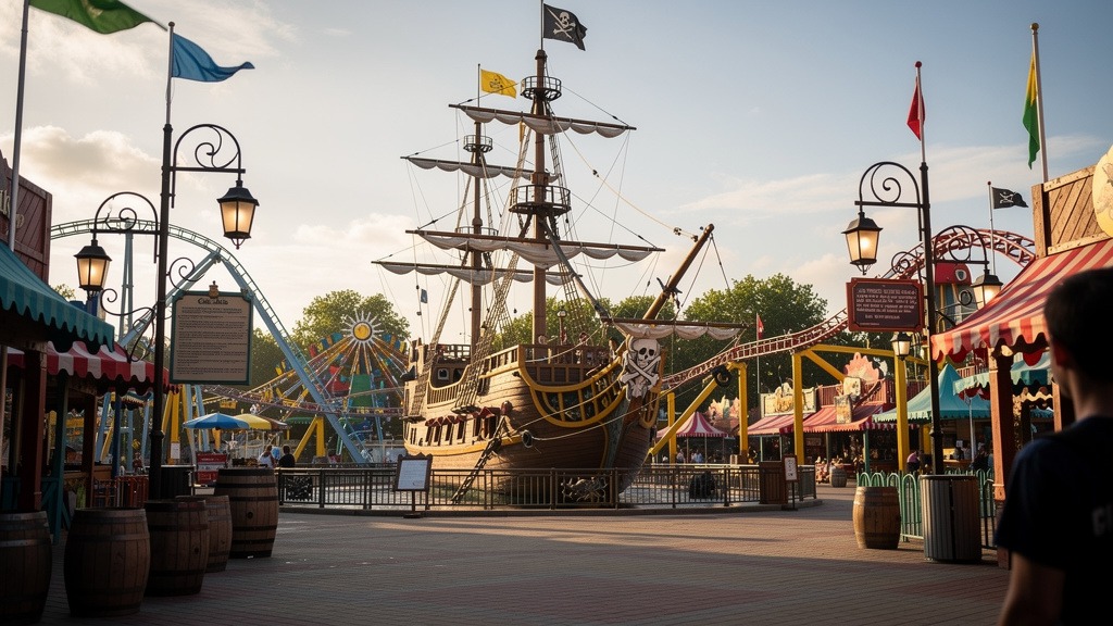 Captain Jako et les attractions phares du parc
